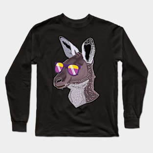 Cool Kangaroo Head Long Sleeve T-Shirt